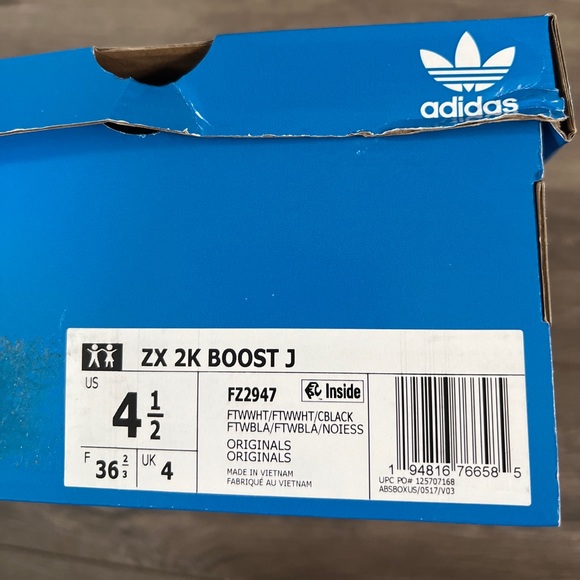 👟 NewUnisex Adidas ZX 2K Boost Athletic Shoe - Picture 7 of 7